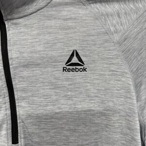 Reebok Men’s 1/4 Zip Pullover Sweatshirt - 2XL - Gray